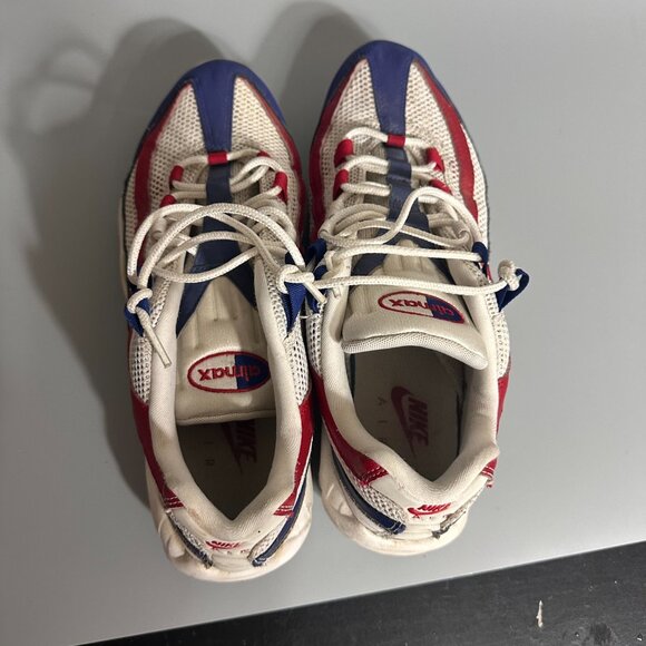 Nike Air Max 95 USA - CJ9926-100‎ shoes mens size 11.5 red white blue